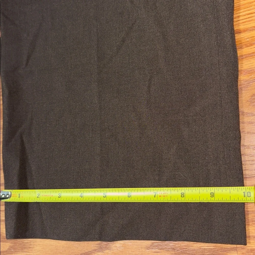 Talbots Stretch Brown Straight Leg Pants